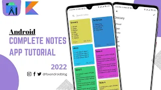 How to Make a Clean Architecture Notes App(MVVM/CRUD/ROOM) || Android Studio Tutorial || Kotlin