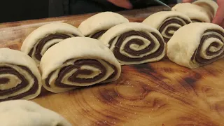 ДВУХЦВЕТНЫЕ Сдобные БУЛОЧКИ!!! Zweifarbige Hefebrötchen!!!