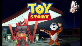 Toy Story lost at the gas station Full Spoof