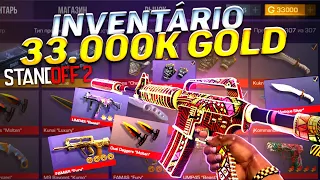 COMPREI um INVENTÁRIO de 37.000 GOLDS🔥 MONTEI UM INVENTÁRIO de 37k de GOLD no STANDOFF2.