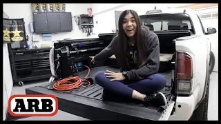 Installing a HIDDEN Air Compressor in the Toyota Tacoma Bed