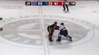 Goalie fight! Kelton Pyne vs. Jackson Unger / 23.03.2024