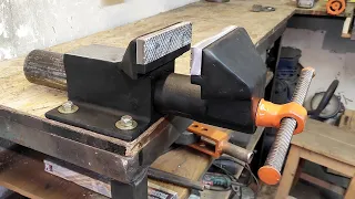 DIY Vise from the Round Pipe. How to make a Vise from a round pipe. Unique Vices.