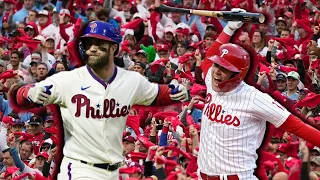 Phillies fans getting crazy loud for Home Runs during the 2022 MLB Postseason