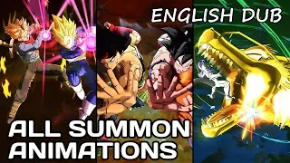 All Summon Animations English Dub - Dragon Ball Legends