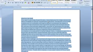 Adjusting Space Between Paragraphs In Microsoft Word