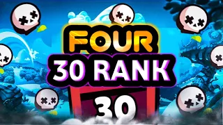 4 Ranks 30 Solo Showdown (No Teaming) 💀 Brawl Stars