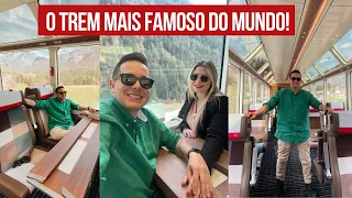 Como é o trem Glacier Express?