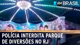 RJ: Polícia interdita parque de diversões após morte de jovem | SBT Brasil (20/02/23)