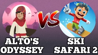 Alto's Odyssey Vs Ski Safari 2 | Character | Accessories | Gameplay FHD