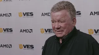 William Shatner talks Creative Excellence at the VES Awards