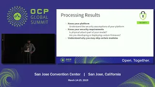 OCPSummit19 - EW: OSF/Security - CHIPSEC on non UEFI Platforms