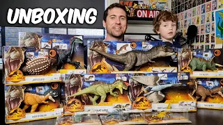 Every Jurassic World Dominion Dinosaur Toys Unboxing | Nerd Daddy