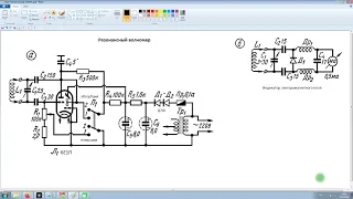 Простой резонансный ламповый волномер на 6Е1П и измеритель напряженности элетромагнитного поля.