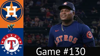 Astros VS Rangers Condensed Game Highlights 8/30/22