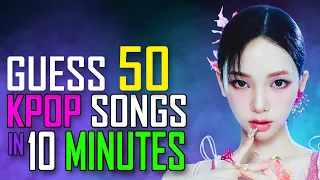 [KPOP GAME] CAN YOU GUESS 50 KPOP SONGS IN 10 MINUTES