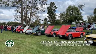 Capital Triumph Register at the Hunt Country Classic Car Show (Oct.8, 2023)