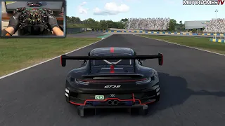 Automobilista 2 - Porsche 992 GT3 R at Circuit Bugatti | Moza DD R9 Gameplay