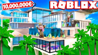 COSTRUISCO LA SUPER VILLA PIÙ COSTOSA DA 10.000.000€! - ROBLOX