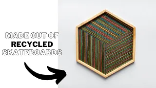 HEXAGON TRAYS MADE OUT OF SKATEBOARDS!