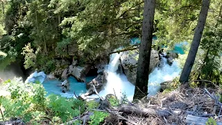 River water stream forest trees relaxing