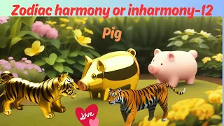 Zodiac harmony or inharmony-12 Pig