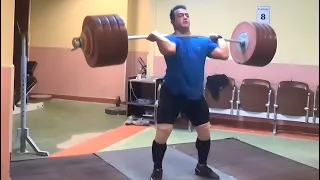Sohrab Moradi (96) 243 kg clean and jerk