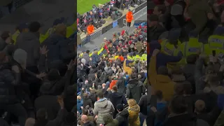 Bayern Munich & Manchester City Fans CLASH! 😳 #shorts