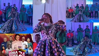 Watch Diana Asamoah’s Electrifying Performance at Abba Father 24 at Rattary Park In Kumasi