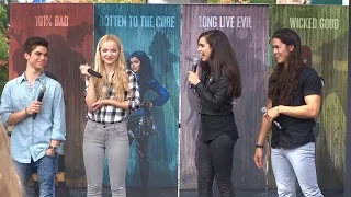 Descendants cast interview during Fan Event at Downtown Disney