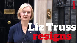 Liz Truss resignation speech: Watch her statement from Downing Street in full