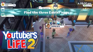 YOUTUBERS LIFE 2 | EASTER EGG HUNT LOCATIONS | DJ FOX MASK FRIENDSHIP QUEST |
