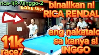 RESBAK 11K RICA RENDAL 🆚 INGGO race7 tugbok davao city oct.5,2023