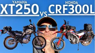 Yamaha XT250 Versus Honda CRF300L...Which One? Part Two-The Ride