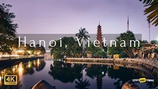 Hanoi, Vietnam 4k drone videe 🇻🇳 Hanoi 2024 - Ultra HD