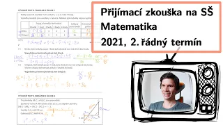 Matematika: Přijímací zkouška na SŠ, 2021, 2. řádný termín