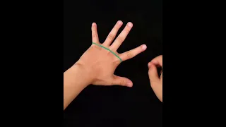 Easy Rubber Band Magic Trick #shorts #magictricks #viral