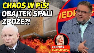 CHAOS w PiS! Obajtek SPALI ZBOŻE z magazynów?! Dr Oczkoś: Walec PiS RUSZYŁ. Będzie UDERZENIE