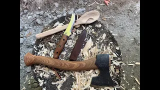 A Vintage Collins Axe and Share My thoughts on the Woodsman Finest Wayfarer Carving Axe