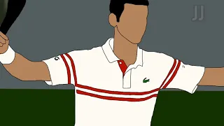 (ANIMATED) Novak Djokovic Winning His 2nd French Open Title