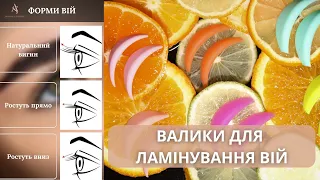 Валики для ламінування вій. Види валиків. Поради для початківців.