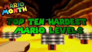 Top Ten Hardest Mario Levels