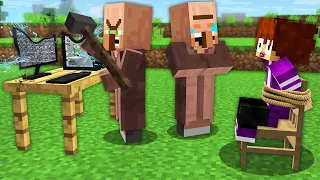 ЧТО ЭТИ ЖИТЕЛИ СЕБЕ ПОЗВОЛЯЮТ В МАЙНКРАФТ 100% троллинг ловушка minecraft