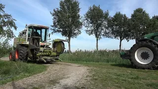 Mais hakselen met Claas Jaguar 860 en 2 Fendt Vario - Loonbedrijf Fa Fokkert (2018)