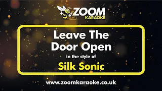 Silk Sonic - Leave The Door Open (Without Backing Vocals) - Karaoke Version from Zoom Karaoke