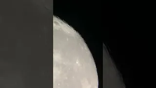 Луна в телескоп 🔭 Как думаете что это пролетело?
