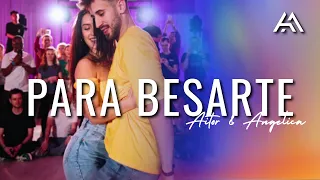 Aitor y Angelica- PARA BESARTE (Lean & Akai) Bachata Demo at DINASTIA WDC 2024