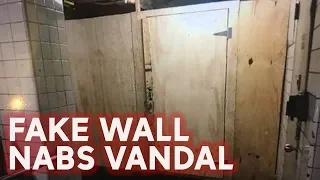 NYPD, MTA build fake wall to catch pro-Trump graffiti artist