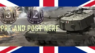 World of Tanks Blitz - FV215b (183) pre and post update 5.7 NERF