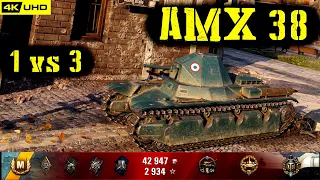 World of Tanks AMX 38 Replay - 11 Kills 1.2K DMG(Patch 1.4.1)